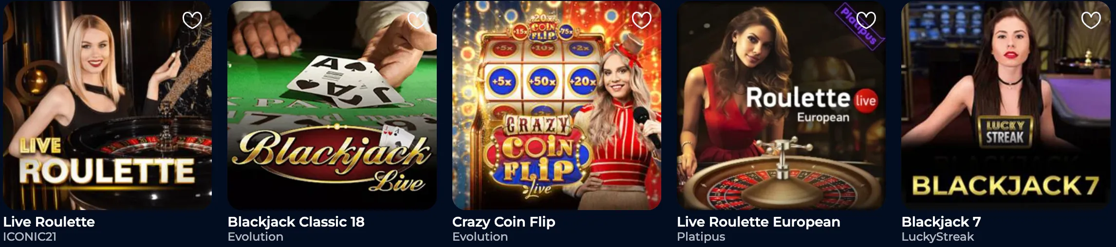 Billionaire Spin Live Casino